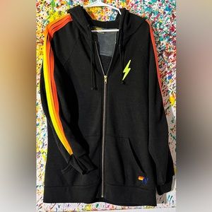 NEON aviator nation zip hoodie